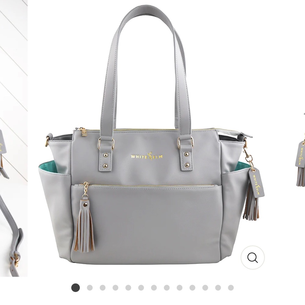 White Elm Gemini Mini Convertible Backpack-Gray